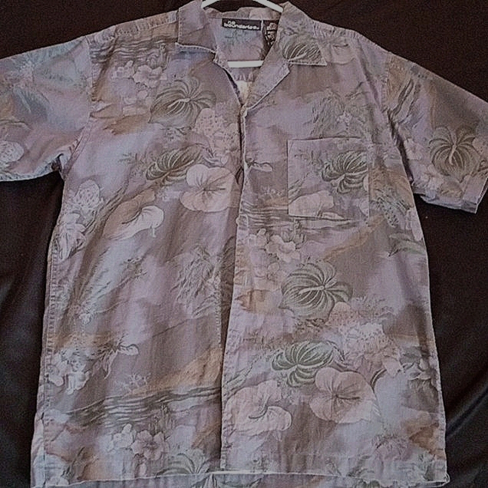 Men's short sleeve cotton shirt